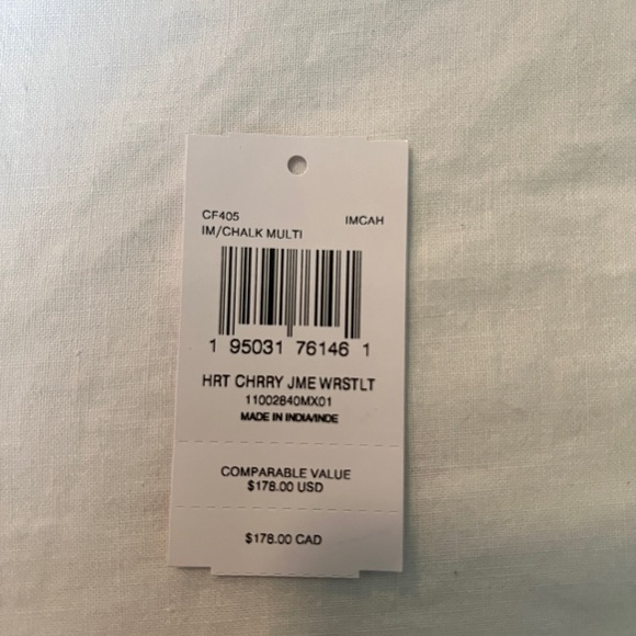 NWT Coach Cherry Print Shoulder Bag in White - Picture 5 of 5